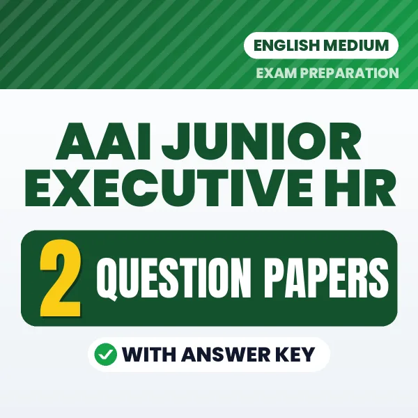 AAI Junior Executive HR Exam Question Paper Series (English): 2 Exam-Like Question Papers with Answers