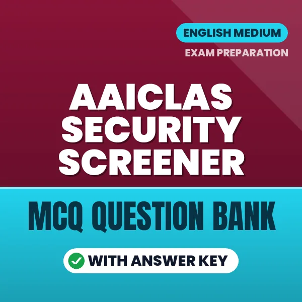 Prepare for AAICLAS Security Screener Exam with Multiple Choice Questions & Answers PDF in English