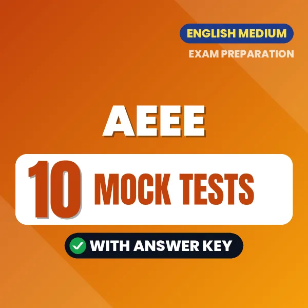 AEEE Mock Test PDF in English – 10 Full-Length Mock Tests with Answer Key