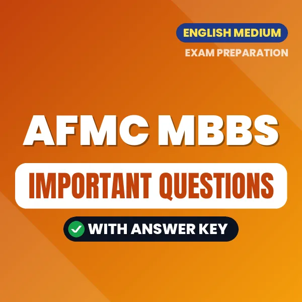 AFMC MBBS Exam Guide PDF in English – Important Questions for Quick Revision