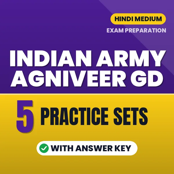 Boost Your Indian Army Agniveer GD Exam Score with 5 Practice Sets with Answer Key in Hindi – PDF eBook