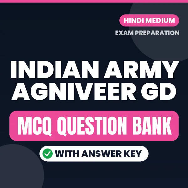 Best MCQ eBook for Indian Army Agniveer GD Exam in Hindi | Selected Questions with Answer Key