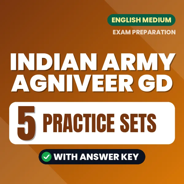 Indian Army Agniveer GD Practice Set PDF in English – 5 Full-Length Practice Sets with Answer Key