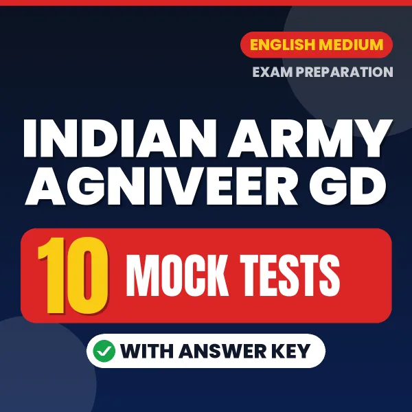 Indian Army Agniveer GD Mock Test PDF in English – 10 Full-Length Mock Tests with Answer Key