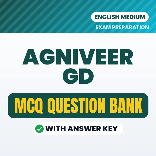 Prepare for Agniveer GD Exam with Multiple Choice Questions & Answers PDF in English