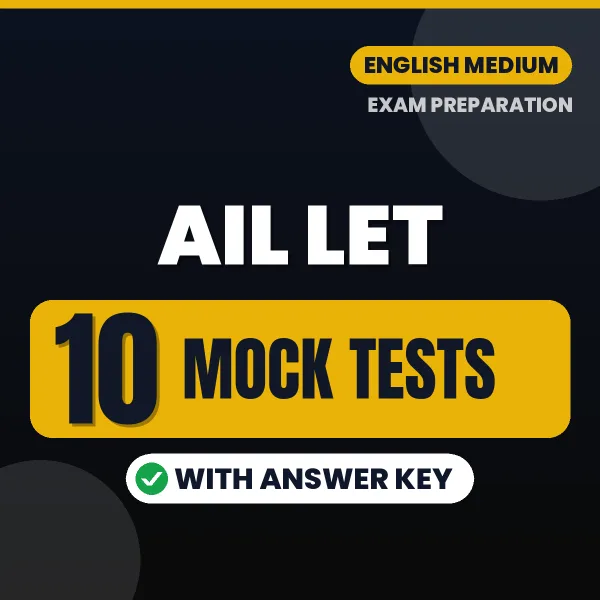 Boost Your AIL LET Exam Score with 10 Mock Tests with Answer Key in English – PDF eBook
