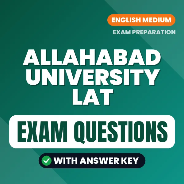 Allahabad University LAT Study eBook (English): Exam-Oriented Questions with Answers in PDF