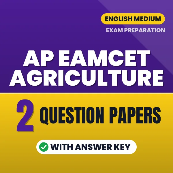 Download 2 AP EAMCET Agriculture Question Papers PDF (English) Based on the Latest Exam Pattern