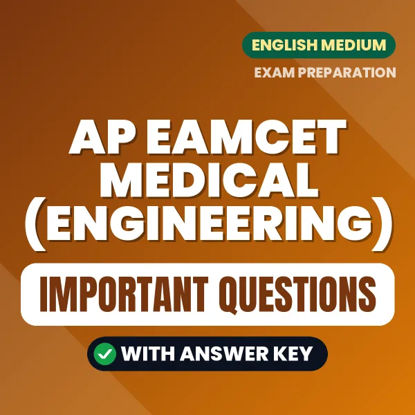 AP EAMCET Medical (Engineering) Exam Guide PDF in English – Important Questions for Quick Revision