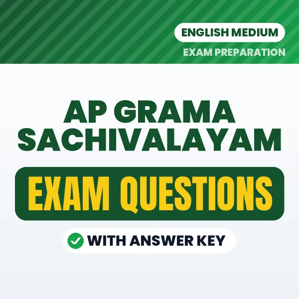 AP Grama Sachivalayam Study eBook (English): Exam-Oriented Questions with Answers in PDF