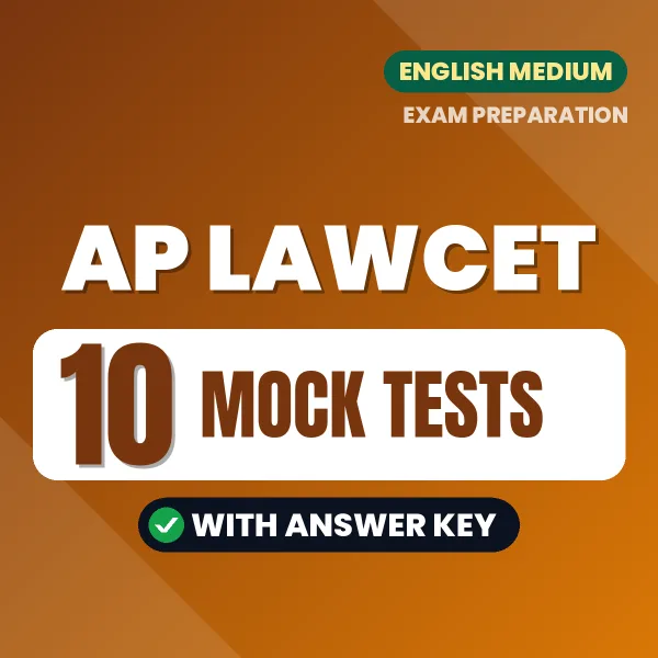 AP LAWCET Exam Mock Test Series (English): 10 Exam-Like Mock Tests with Answers
