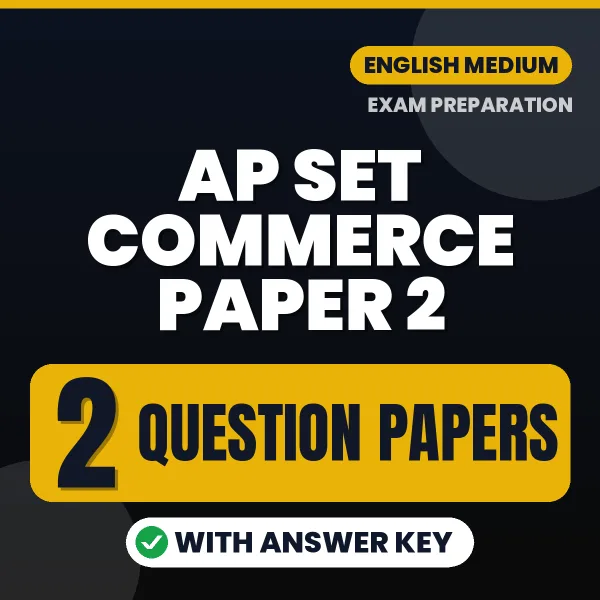 Boost Your AP SET Commerce Paper 2 Exam Score with 2 Question Papers with Answer Key in English – PDF eBook