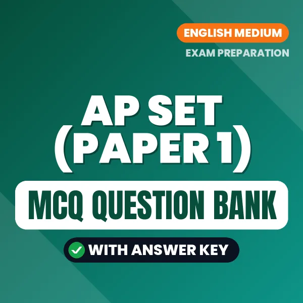 AP SET (Paper 1) Exam Objective Question Bank (English): MCQs with Answer Key Based on the Latest Syllabus