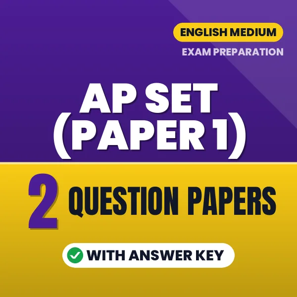 Download 2 AP SET (Paper 1) Question Papers PDF (English) Based on the Latest Exam Pattern