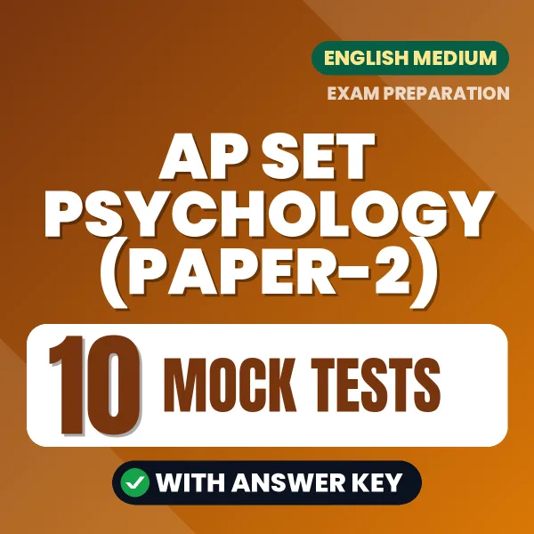 AP SET Psychology (Paper-2) Exam Mock Test Series (English): 10 Exam-Like Mock Tests with Answers