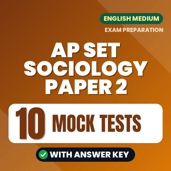 AP SET Sociology Paper 2 Mock Test PDF in English – 10 Full-Length Mock Tests with Answer Key