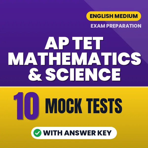 10 Mock Tests for AP TET Mathematics & Science Exam in English | Practice eBook with Answer Key – Instant PDF Download