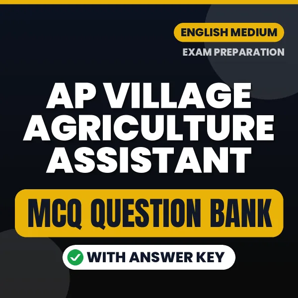 Crack AP Village Agriculture Assistant Exam with This MCQ Practice Book PDF in English – Instant Download
