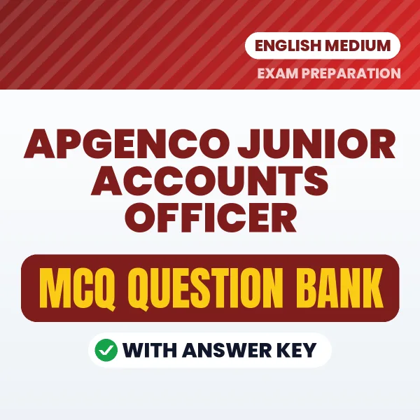 Crack APGENCO Junior Accounts Officer Exam with This MCQ Practice Book PDF in English – Instant Download