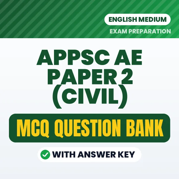 APPSC AE Paper 2 (Civil) MCQ with Answer Key Book PDF in English – Exam-Oriented Objective Questions for Quick Revision