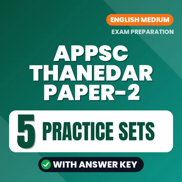 Boost Your APPSC Thanedar Paper-2 Exam Score with 5 Practice Sets with Answer Key in English – PDF eBook