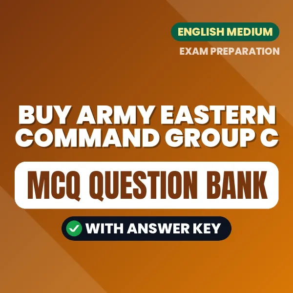 Buy Army Eastern Command Group C Exam Objective Type Questions eBook in English – Latest Pattern MCQ Collection