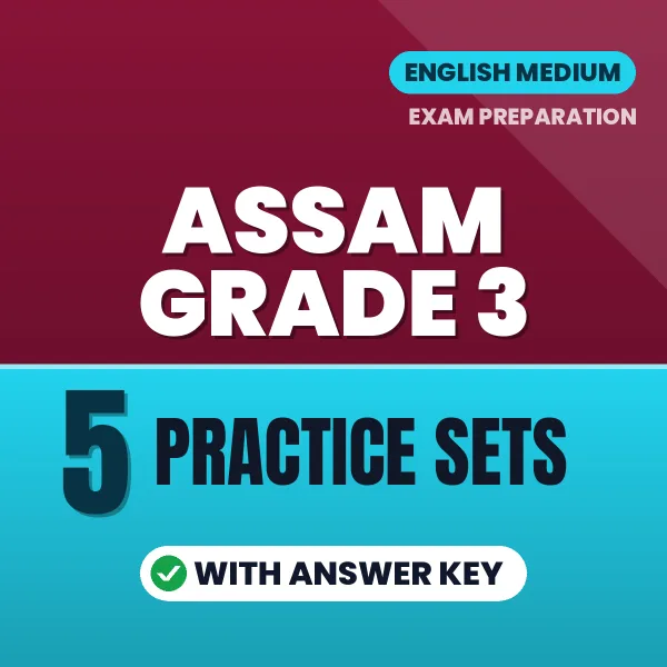 Boost Your Assam Grade 3 Exam Score with 5 Practice Sets with Answer Key in English – PDF eBook