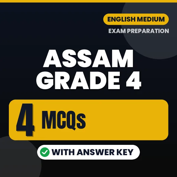 Assam Grade 4 MCQ with Answer Key Book PDF in English – Exam-Oriented Objective Questions for Quick Revision