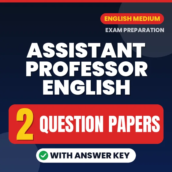 Download 2 Assistant Professor English Question Papers PDF (English) Based on the Latest Exam Pattern