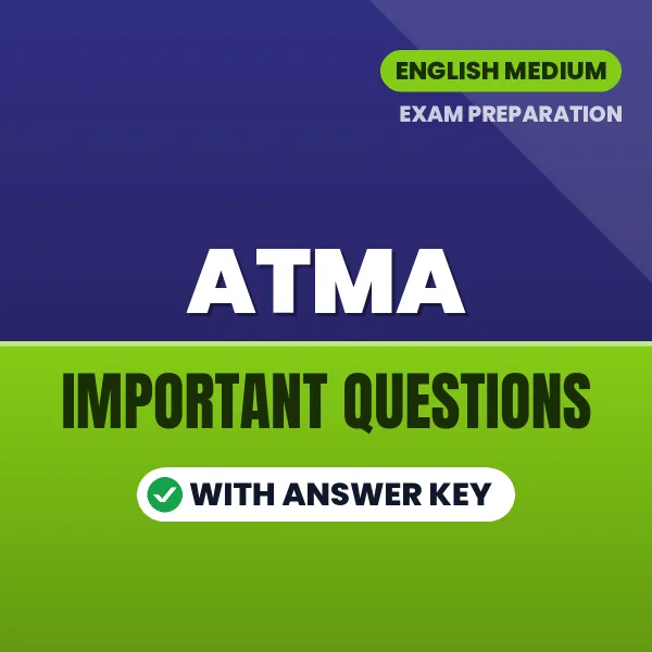 Download ATMA Preparation Book PDF (English) with Important Questions & Answers