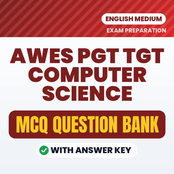 Crack AWES PGT TGT Computer Science Exam with This MCQ Practice Book PDF in English – Instant Download