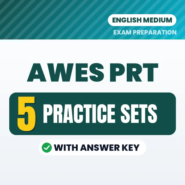 AWES PRT Practice Set PDF in English – 5 Full-Length Practice Sets with Answer Key
