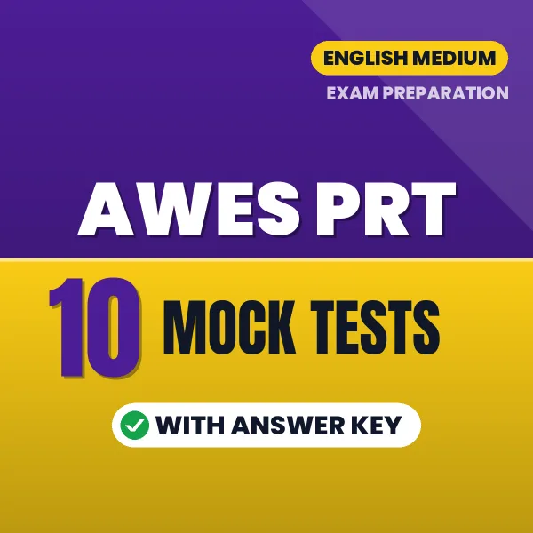 AWES PRT Mock Test PDF in English – 10 Full-Length Mock Tests with Answer Key
