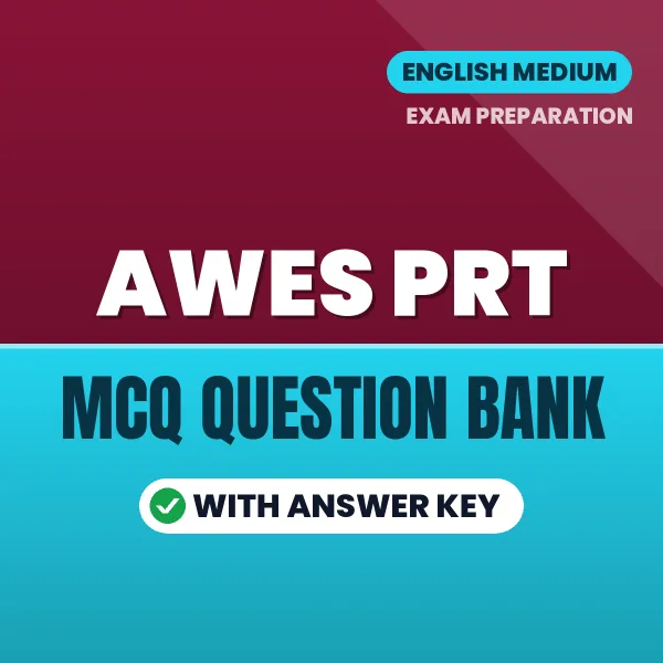 AWES PRT Exam Objective Question Bank (English): MCQs with Answer Key Based on the Latest Syllabus