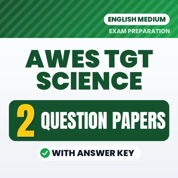 AWES TGT Science Exam Question Paper Series (English): 2 Exam-Like Question Papers with Answers