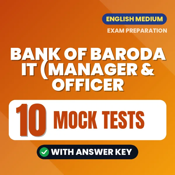 Bank of Baroda IT (Manager & Officer – Cloud Engineer) Mock Test PDF in English – 10 Full-Length Mock Tests with Answer Key