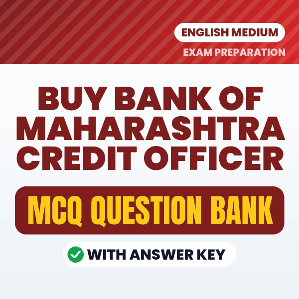 Buy Bank of Maharashtra Credit Officer Exam Objective Type Questions eBook in English – Latest Pattern MCQ Collection