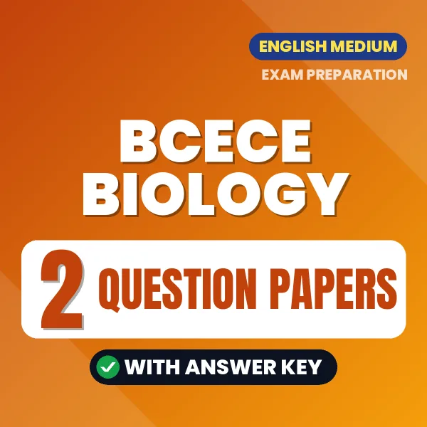 Boost Your BCECE Biology Exam Score with 2 Question Papers with Answer Key in English – PDF eBook