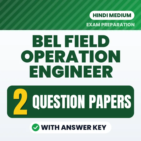 Boost Your BEL Field Operation Engineer Exam Score with 2 Question Papers with Answer Key in Hindi – PDF eBook
