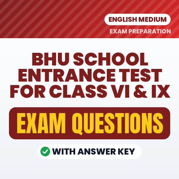 BHU School Entrance Test For Class VI & IX Study eBook (English): Exam-Oriented Questions with Answers in PDF