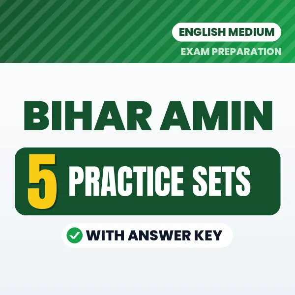 Test Your Bihar Amin Exam Preparation – 5 Practice Sets with Answer Key in PDF Format (English)