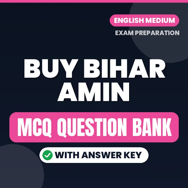 Buy Bihar Amin Exam Objective Type Questions eBook in English – Latest Pattern MCQ Collection
