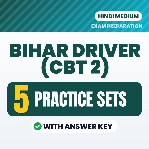 Bihar Driver (CBT 2) Practice Set PDF in Hindi – 5 Full-Length Practice Sets with Answer Key