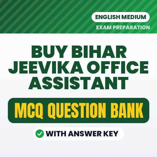 Buy Bihar Jeevika Office Assistant Exam Objective Type Questions eBook in English – Latest Pattern MCQ Collection