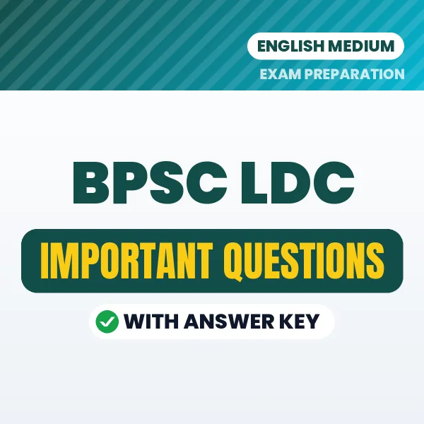 Download BPSC LDC Preparation Book PDF (English) with Important Questions & Answers