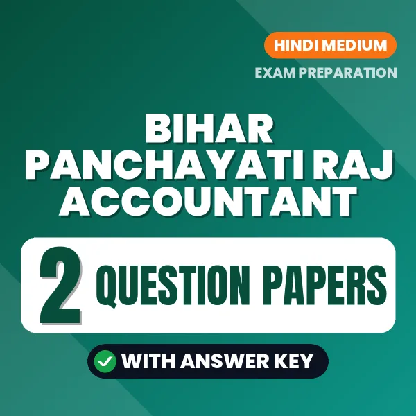Download 2 Bihar Panchayati Raj Accountant Question Papers PDF (Hindi) Based on the Latest Exam Pattern