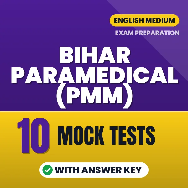 10 Mock Tests for Bihar Paramedical (PMM) Exam in English | Practice eBook with Answer Key – Instant PDF Download
