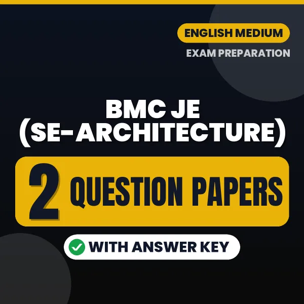 Download 2 BMC JE (SE-Architecture) Question Papers PDF (English) Based on the Latest Exam Pattern