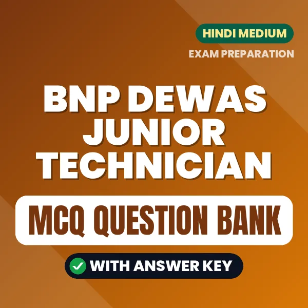 Prepare for BNP Dewas Junior Technician Exam with Multiple Choice Questions & Answers PDF in Hindi