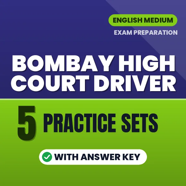 Latest Pattern Bombay High Court Driver Practice Set eBook in English – 5 Practice Sets with Answer Key for Self-Assessment